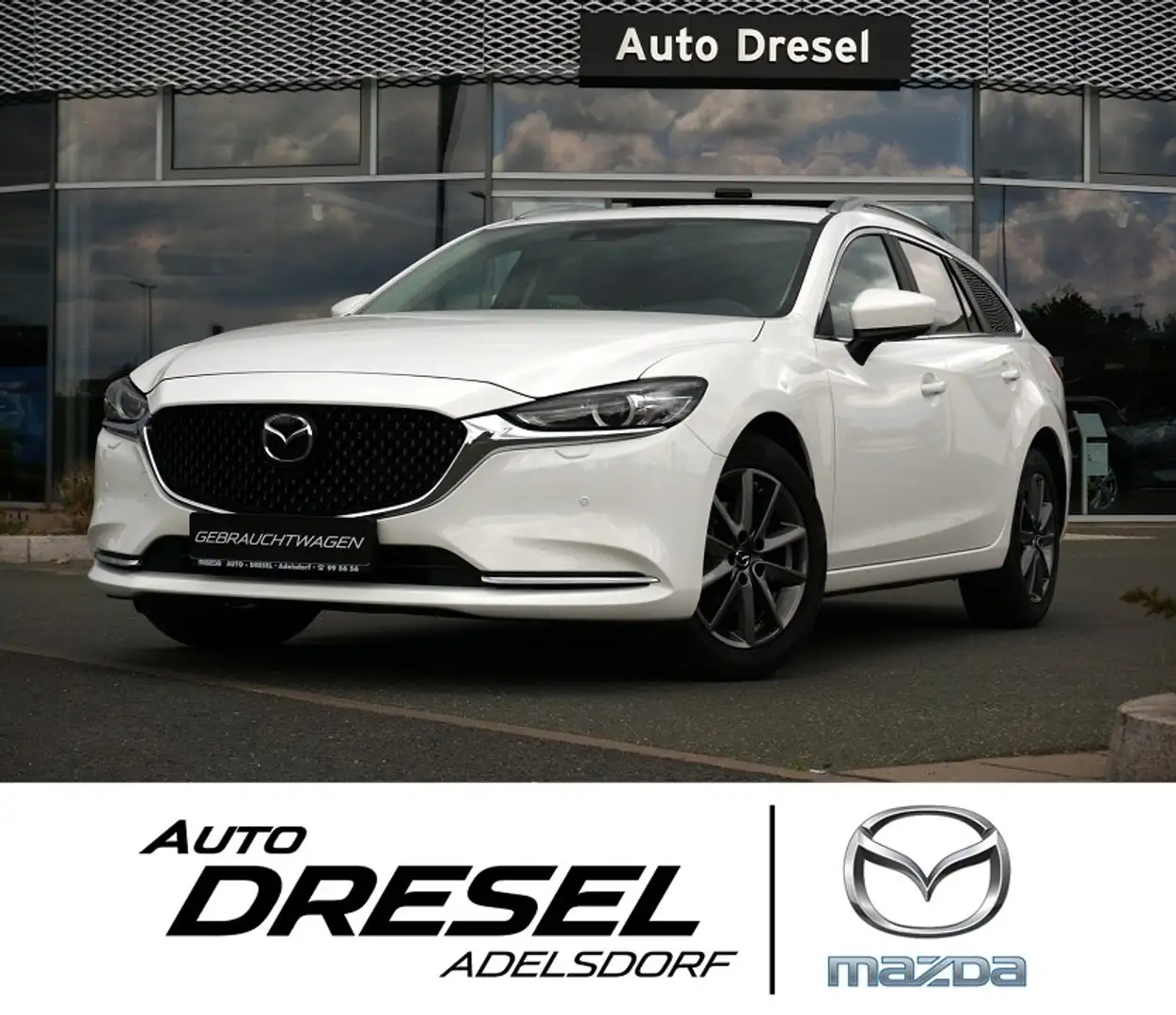 Mazda 6 Kombi CenterLine | Skyactiv-G 165 | 360 Kamera | W Weiß - 1