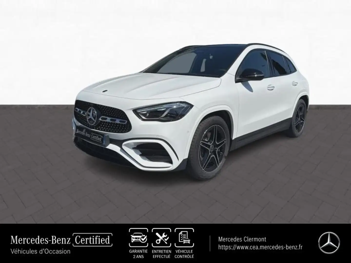 Mercedes-Benz GLA 180 180 d 116ch AMG Line 8G-DCT Blanc - 1