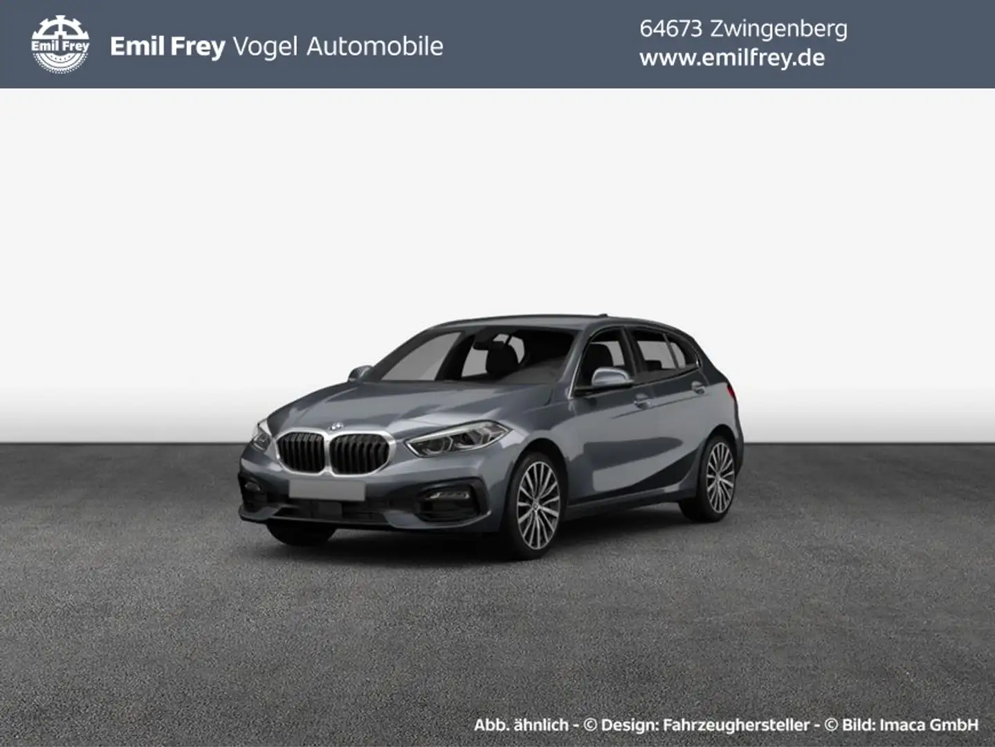 BMW 118 i Aut. M Sport LHZ* LED* HiFi* Head-Up* Grau - 1