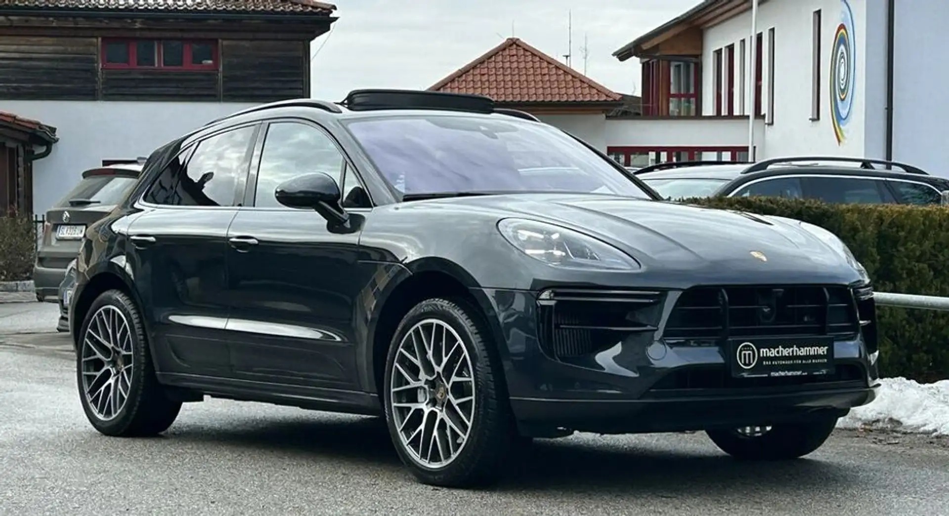 Porsche Macan Turbo II *APPROVED*ACC*PANO*SITZKL*360°*21'' Grau - 2