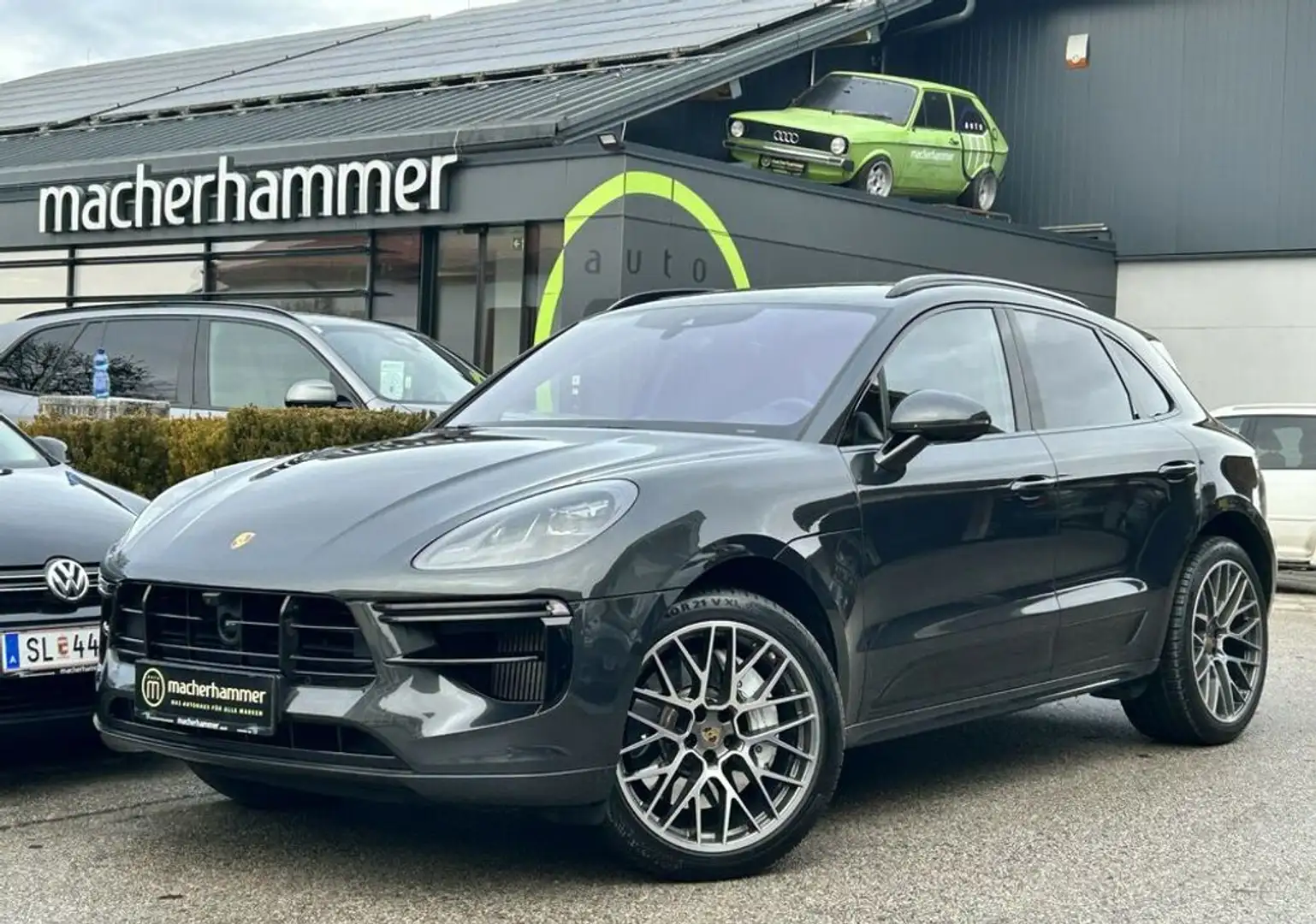 Porsche Macan Turbo II *APPROVED*ACC*PANO*SITZKL*360°*21'' Grau - 1