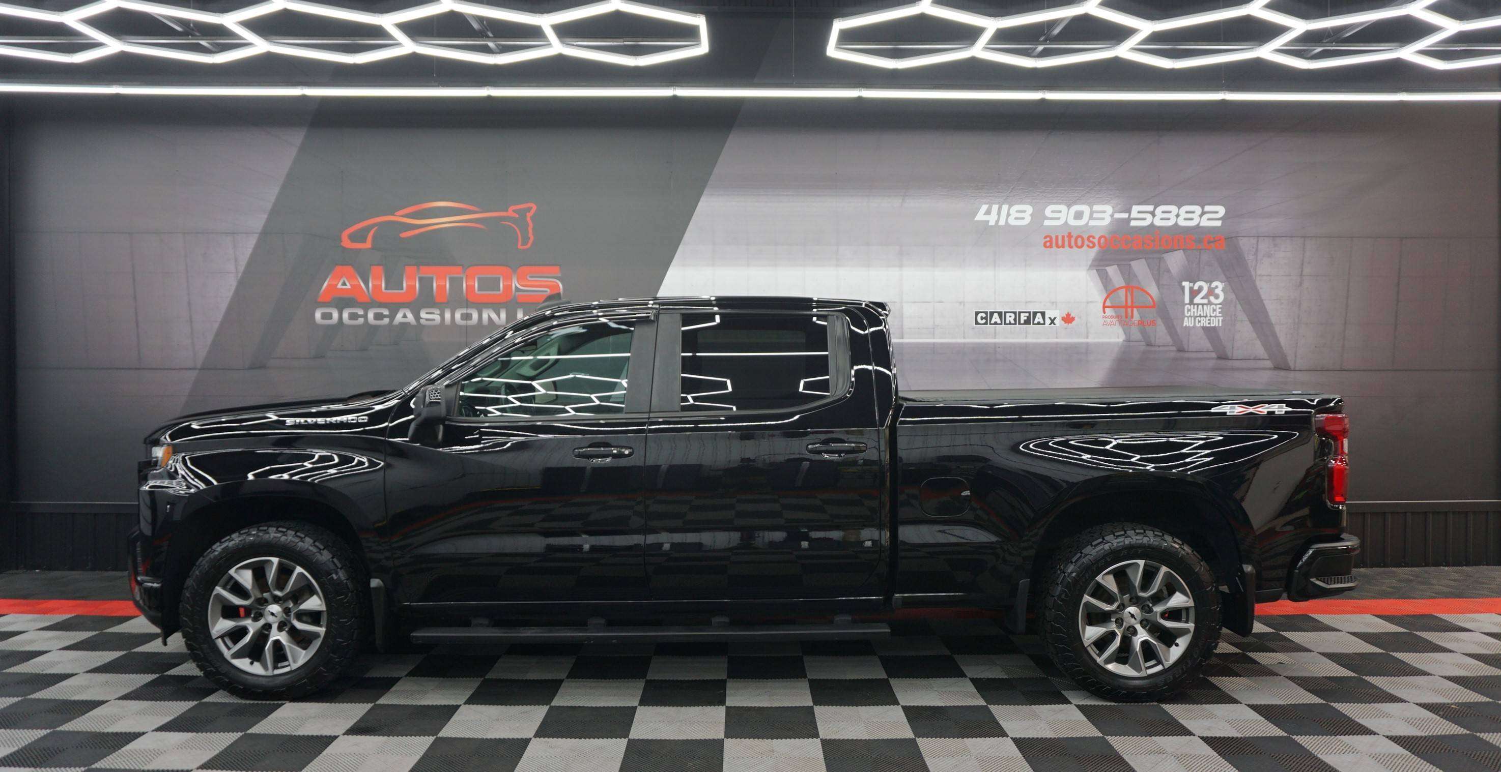 2021 Chevrolet Silverado 1500 RST 2.7L TURBO 4X4 CREW - SIÈGES VOLANT 101 544 KM
