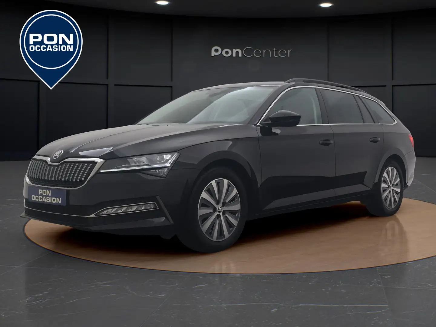 Skoda Superb Combi 1.4 TSI iV Ambition | Navigatie | Trekhaak | Zwart - 1