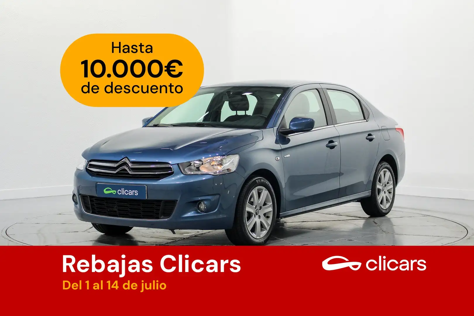 Citroen C-Elysée 1.6BlueHDi Exclusive 100 Niebieski - 1