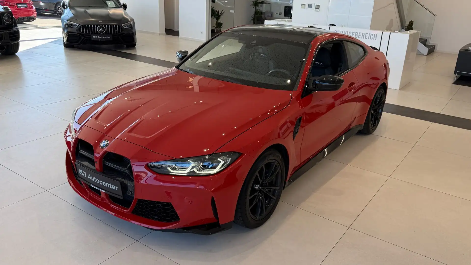 BMW M4 Competition M Coupe *TOP ZUSTAND* *TORONTORED*GAR Rot - 2