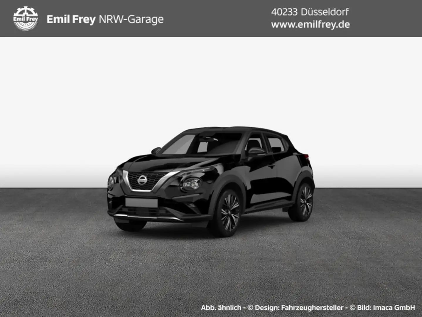 Nissan Juke 1.0 DIG-T Tekna Schwarz - 1
