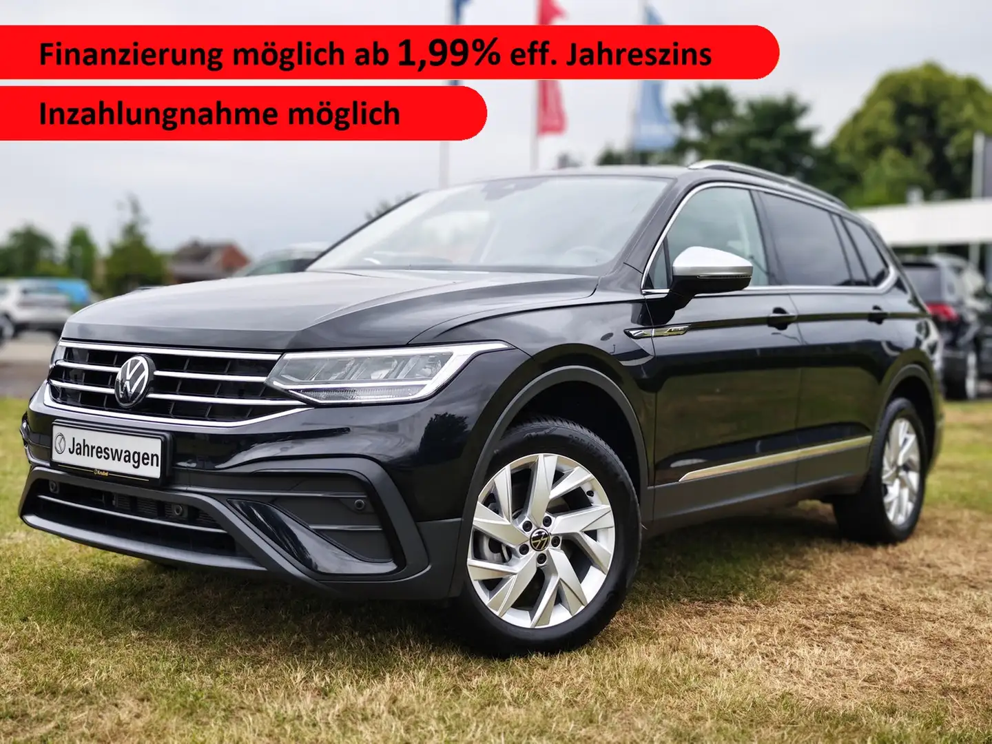 Volkswagen Tiguan Allspace Life 1.5 TSI DSG AHK*ACC*Nav*LED*7-Sitz*SHZ Schwarz - 1