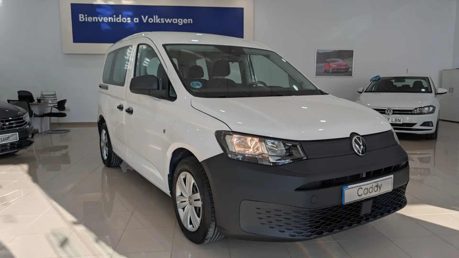 Volkswagen Caddy 2.0TDI Kombi 75kW Blanc - 1