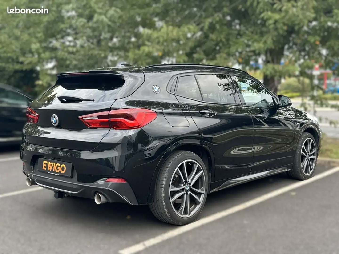 BMW X2 2.0 d 190ch m-sport xdrive bva Schwarz - 2