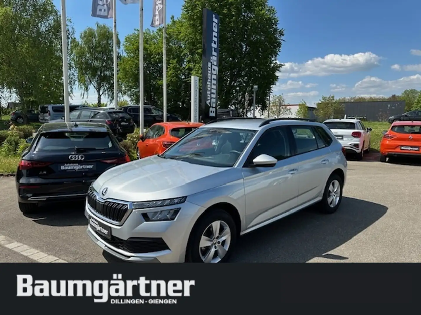Skoda Kamiq Ambition 1.0 TSI 110 DSG PDC/LED/Sitzh. Stříbrná - 1