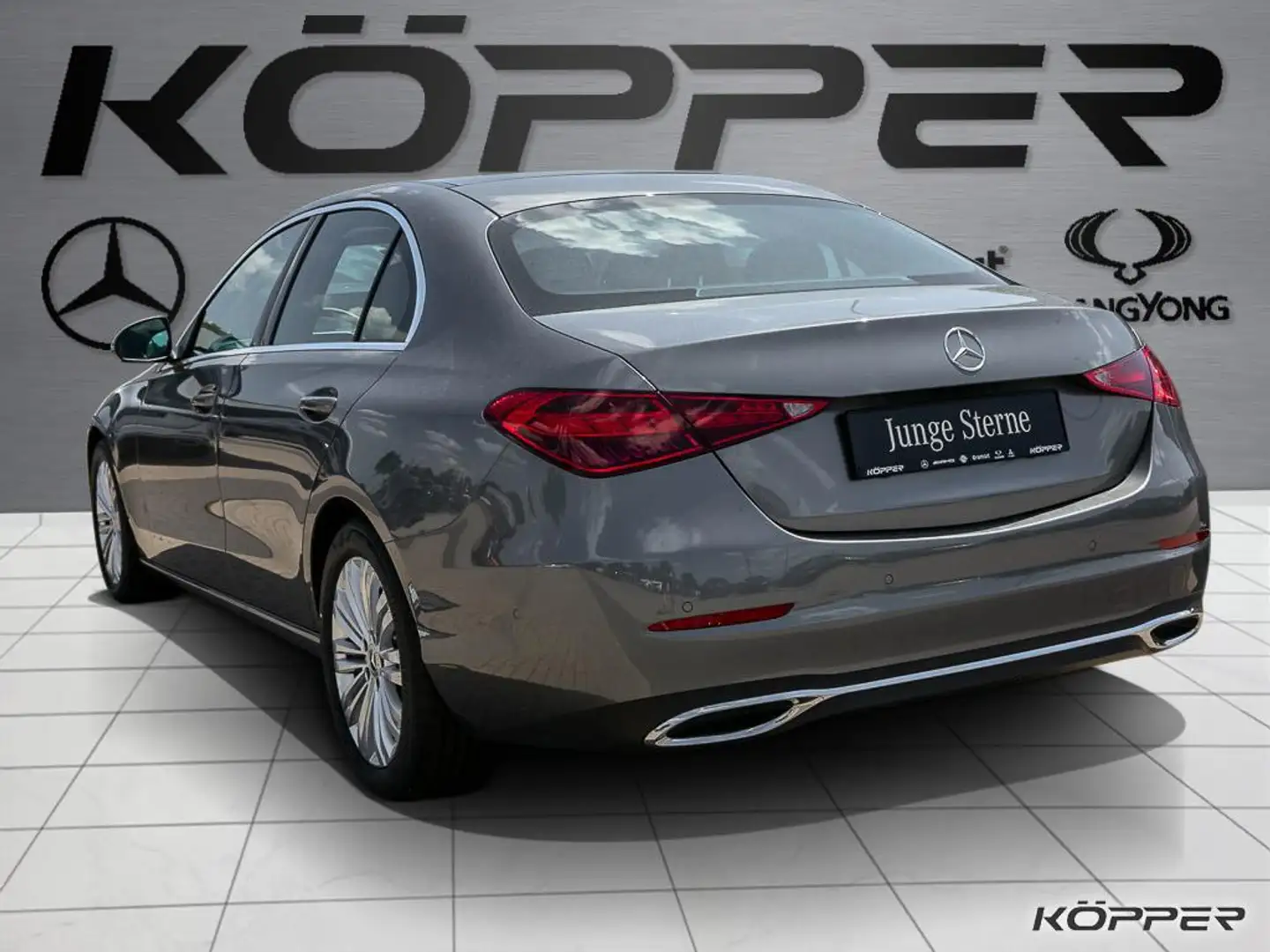 Mercedes-Benz C 200 Avantgarde Pano Distronic Navi LED Kamera Grau - 2