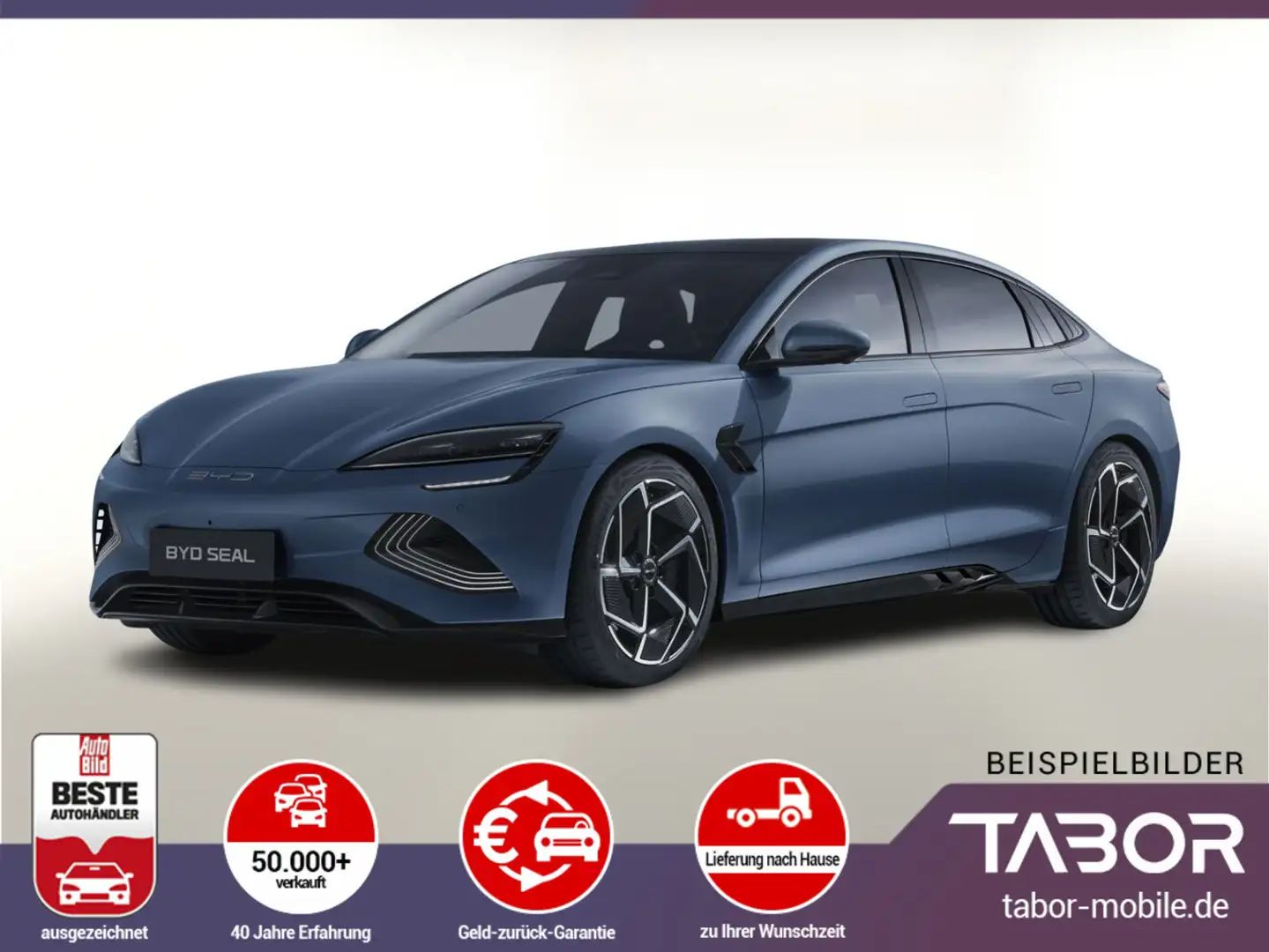 BYD Seal 82,5 kWh Design Pano 360Kam Nav ACC UVP-24%* Gris - 2