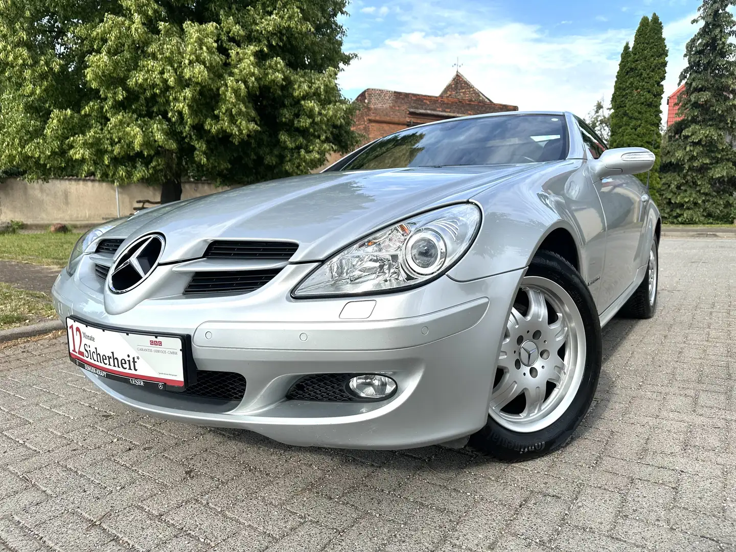 Mercedes-Benz SLK 200 SLK 200 Kompressor 1.HAND|AIRSCARF|HU& SERVICE NEU Silber - 1