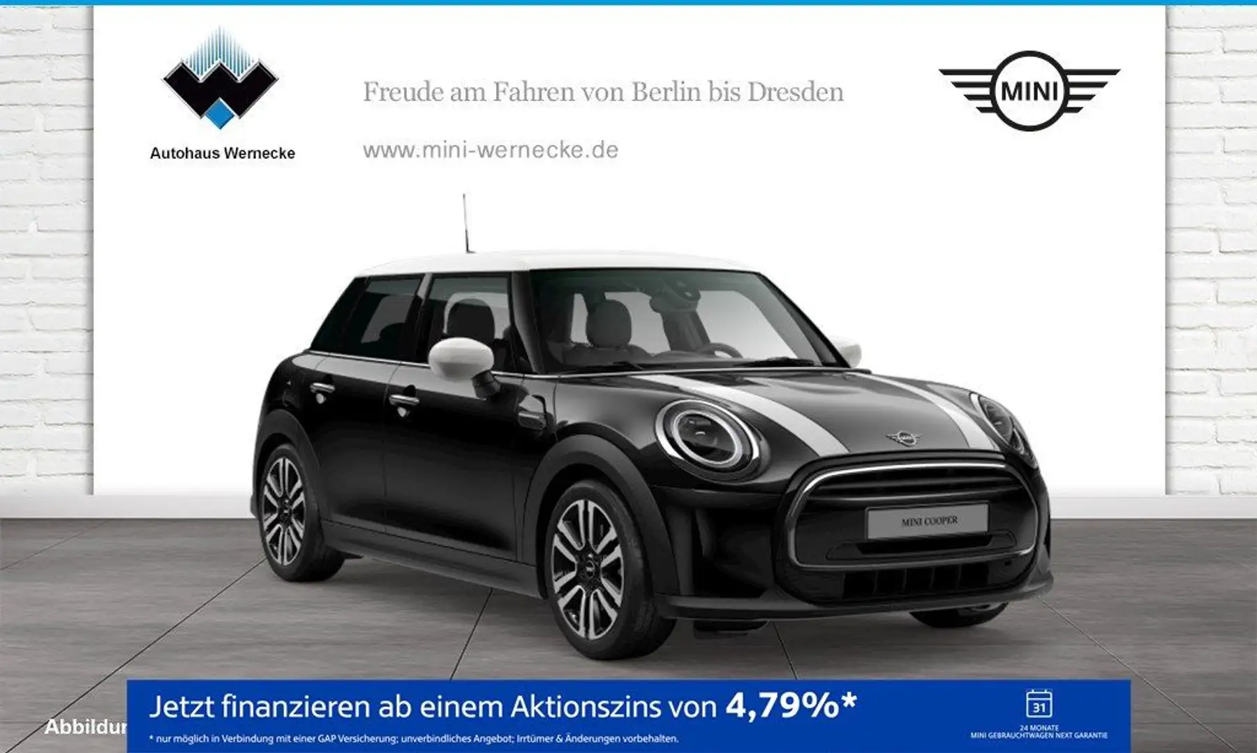 MINI Cooper 5-Türer DAB LED RFK Navi Komfortzg. Shz Schwarz - 1