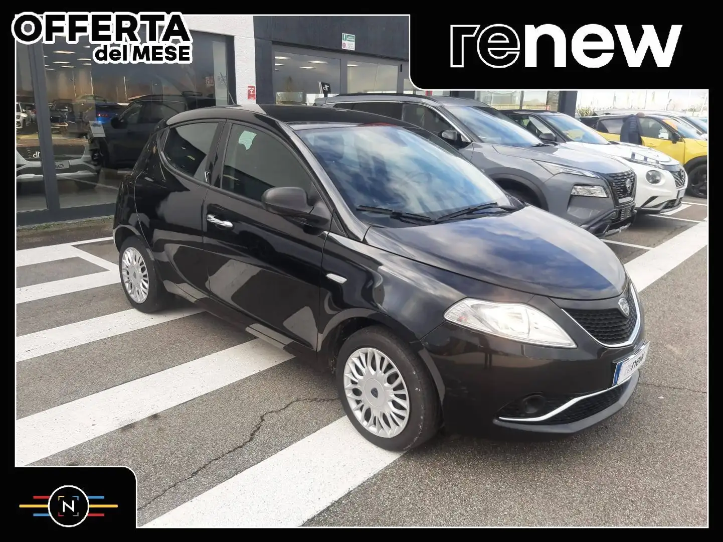 Lancia Ypsilon Ypsilon 1.2 Silver 69cv Nero - 1