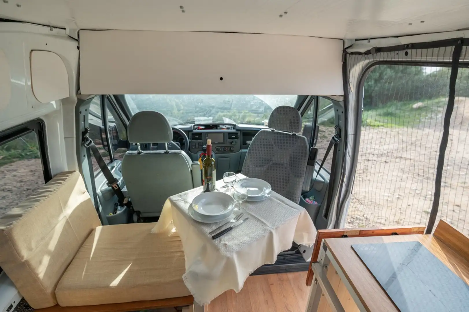Ford Transit Bus Bianco - 2