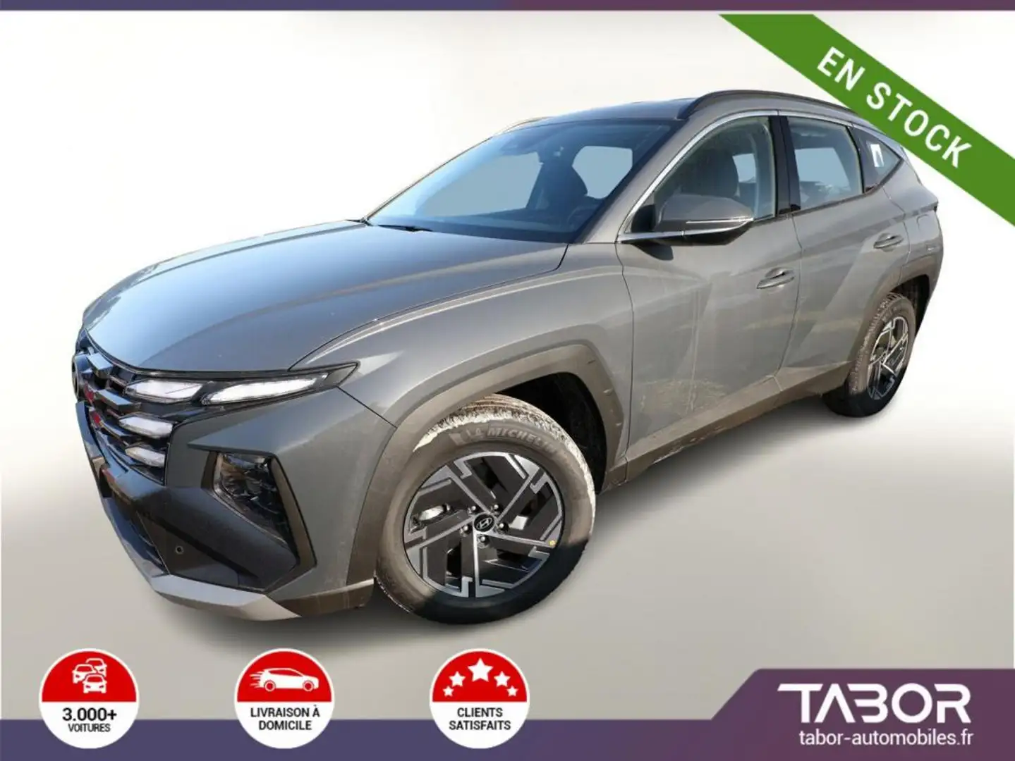 Hyundai TUCSON 1.6 CRDi 136 MHEV Select LED Gris - 1