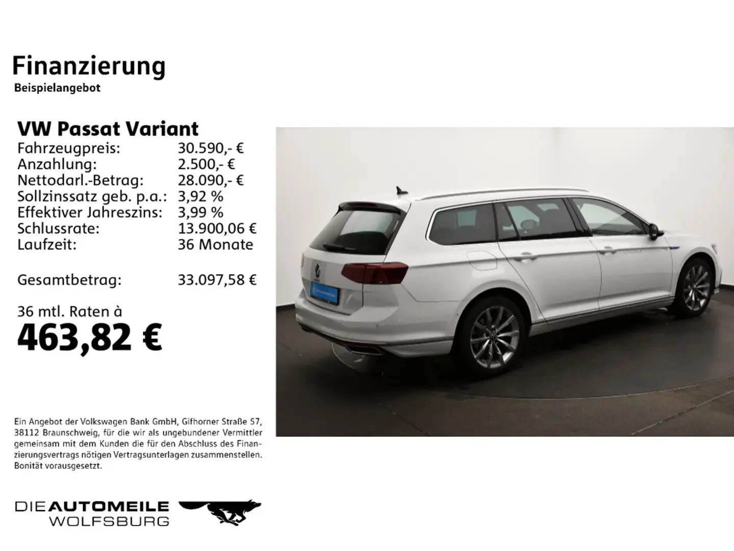 Volkswagen Passat Variant 1.4 TSI Hybrid DSG GTE Matrix/Sta Weiß - 2