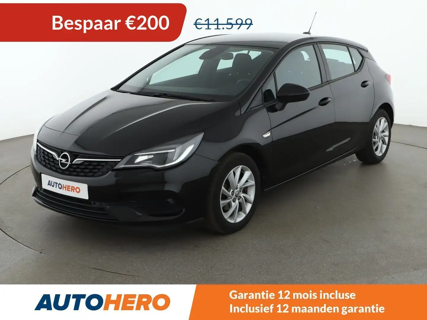 Opel Astra 1.2 Turbo Edition Start/Stop Zwart - 1