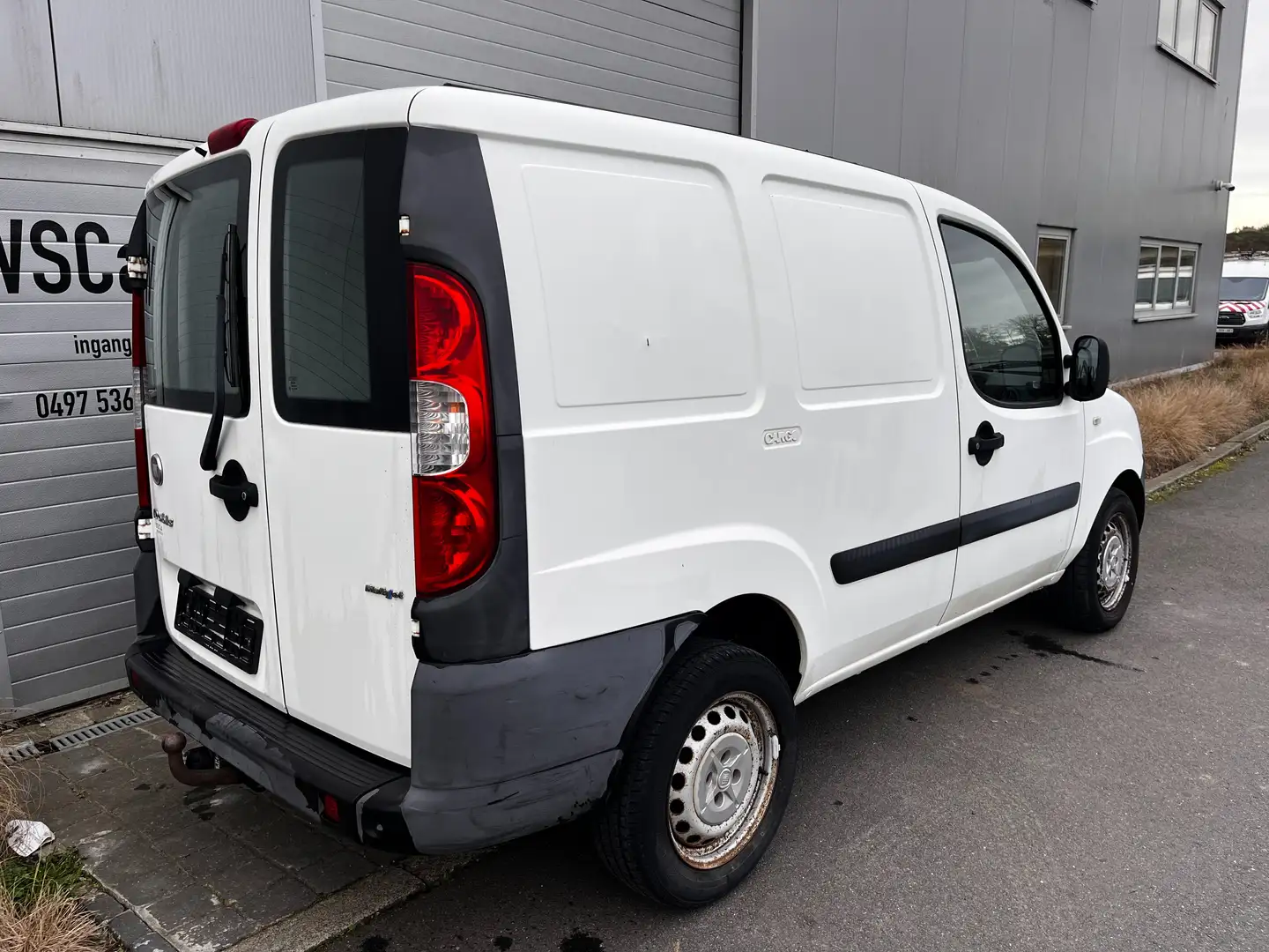 Fiat Doblo 1,3 JTD / 82.000 KMS / AIRCO / TREKHAAK Blanc - 2