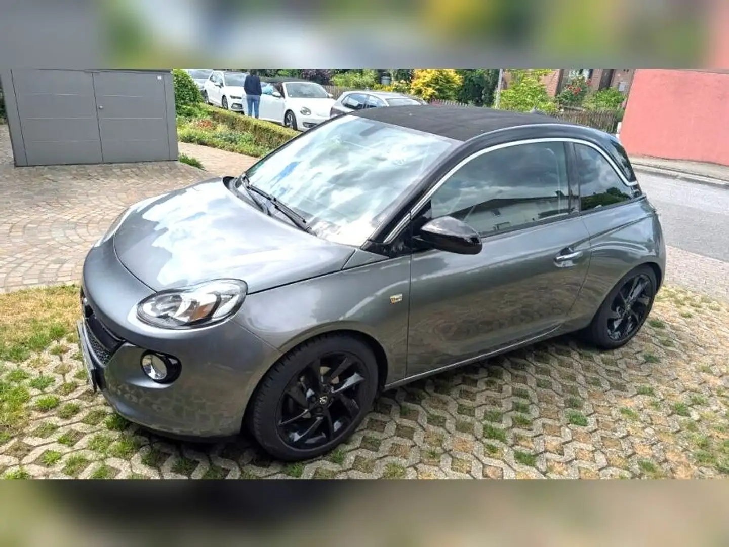 Opel Adam OPEN AIR 1.4 87PS EL.FALTDACH SITZHZG+PDC+NAVI-APP Gris - 2