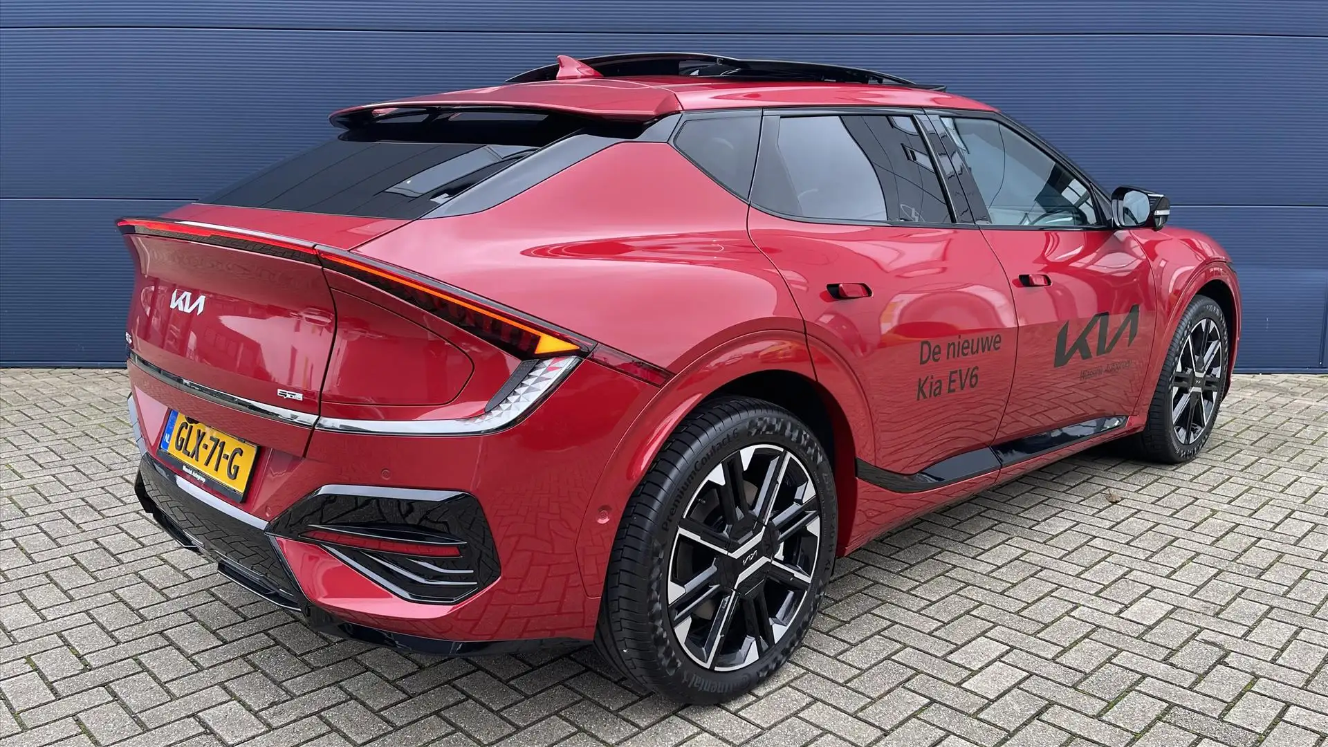 Kia EV6 84kWh 229pk RWD GT-Line | Nieuw model | Panorama d Rood - 2