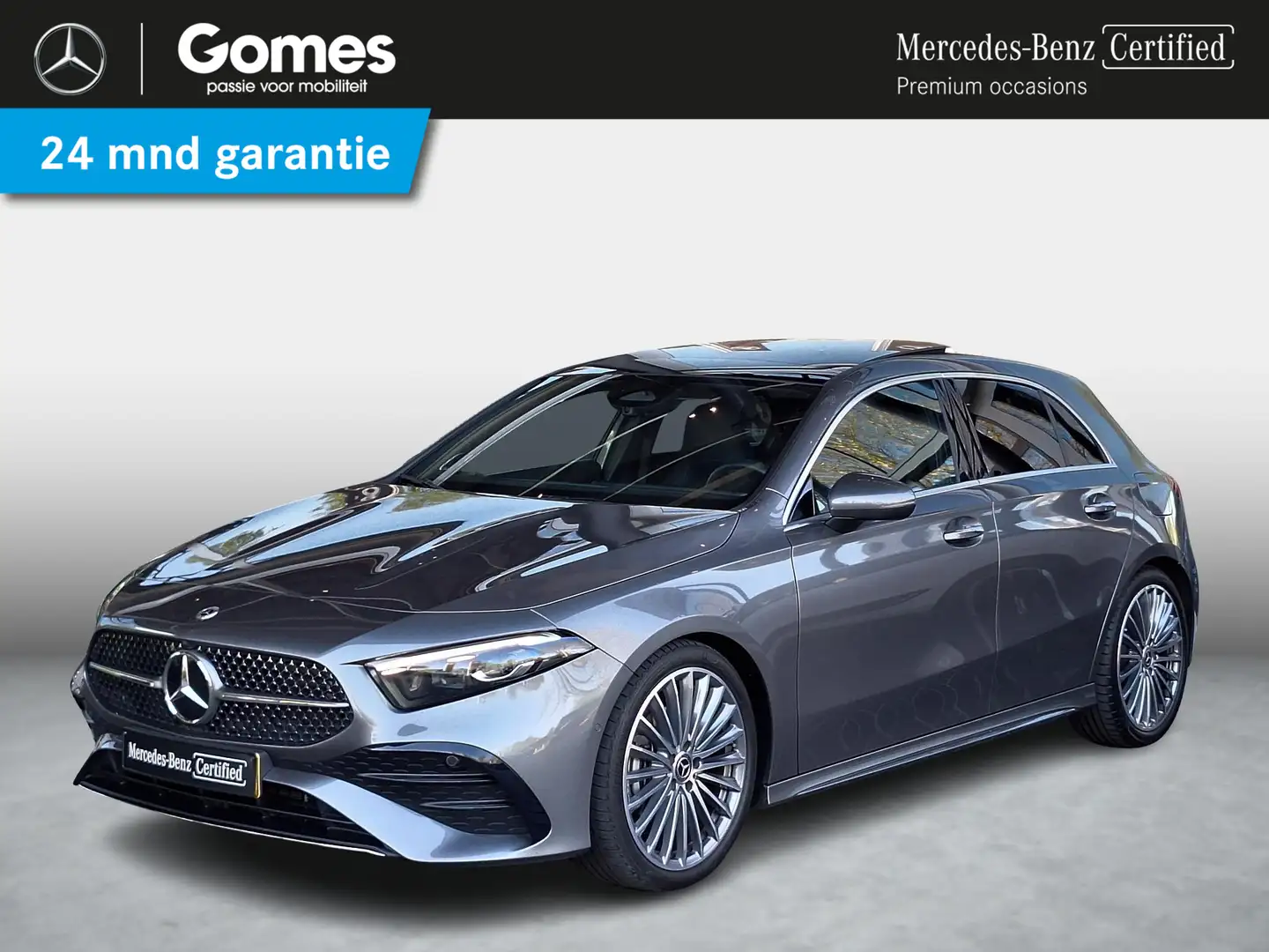 Mercedes-Benz A 180 AMG Line | Panoramadak | Burmester Surround Sound Grijs - 1