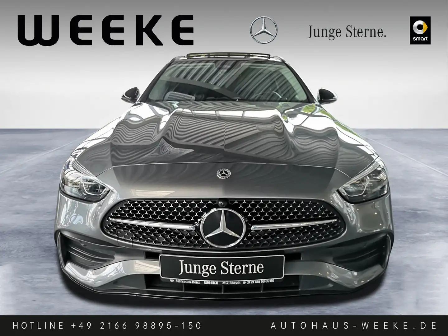 Mercedes-Benz C 180 T AMG ADVANCEDPLUS+NIGHT+PANO-SD+MEMORY+TW Gris - 2