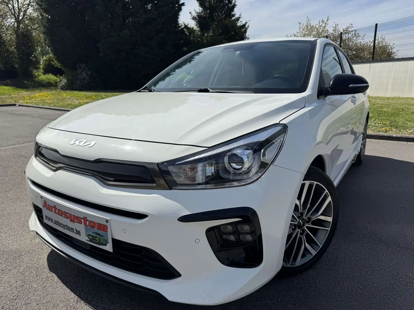 Kia Rio 1.0 T GT Line*Garantie 01/2026*Carpass* Blanc - 1