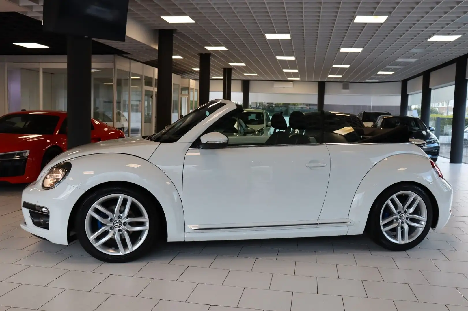 Volkswagen Beetle Cabriolet Design BMT/Start-Stopp|NAVI|SHZ Weiß - 2