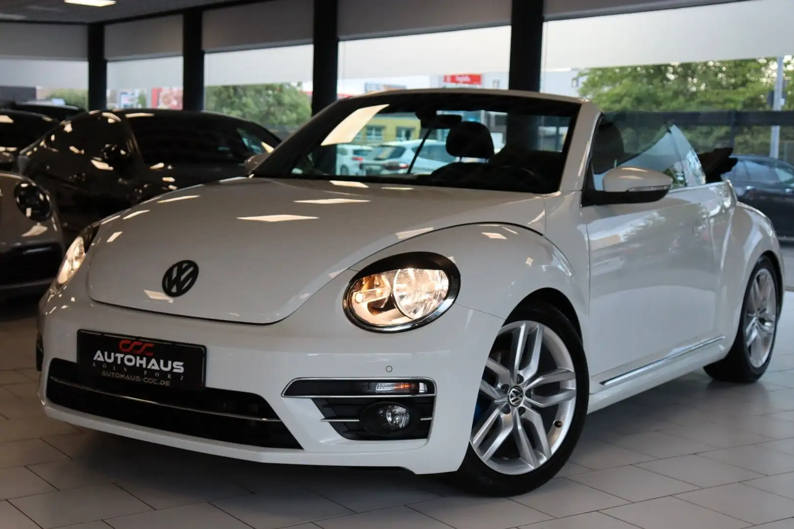 Volkswagen Beetle Cabriolet Design BMT/Start-Stopp|NAVI|SHZ White - 1