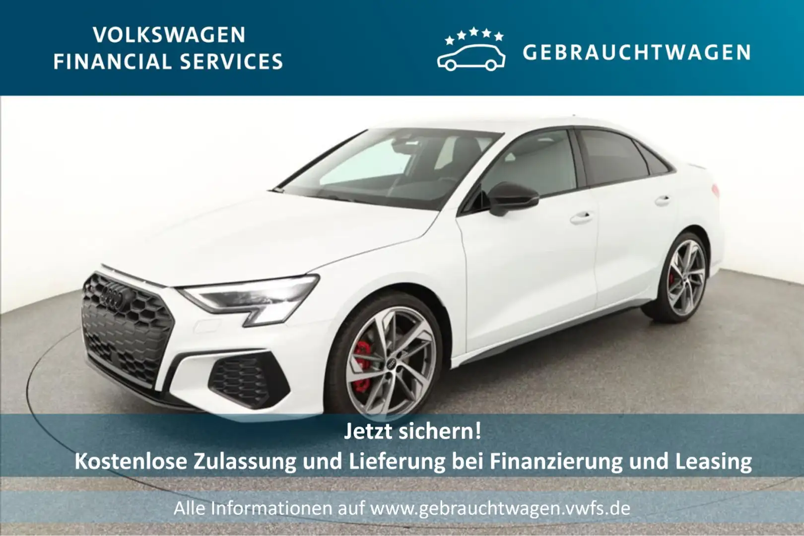 Audi S3 Lim. quattro 2.0 FSI Bang&O.*PDC*Tempo*Klima Weiß - 1