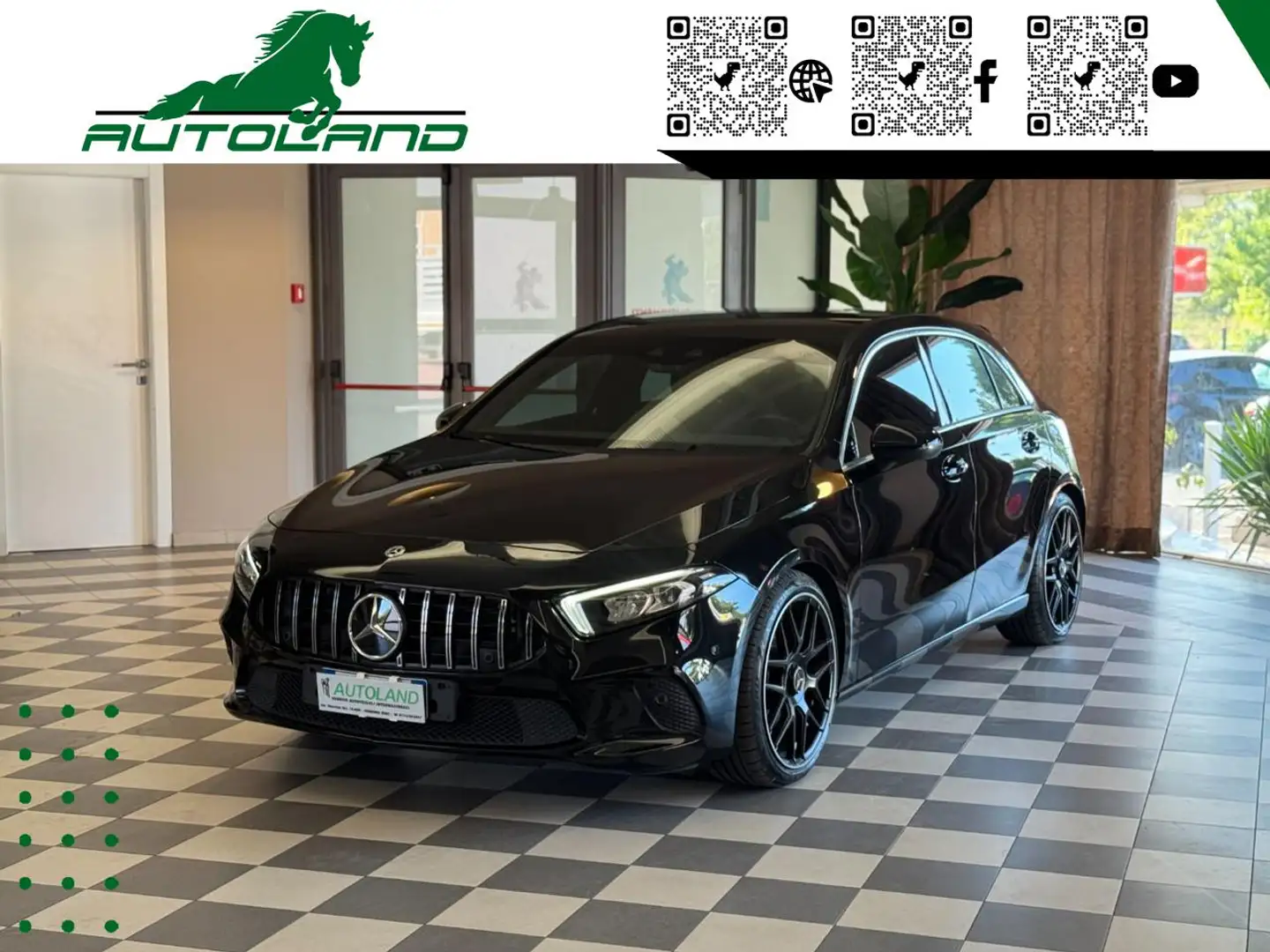 Mercedes-Benz A 180 d Automatica Sport 116CV Cambio F1 Nero - 1