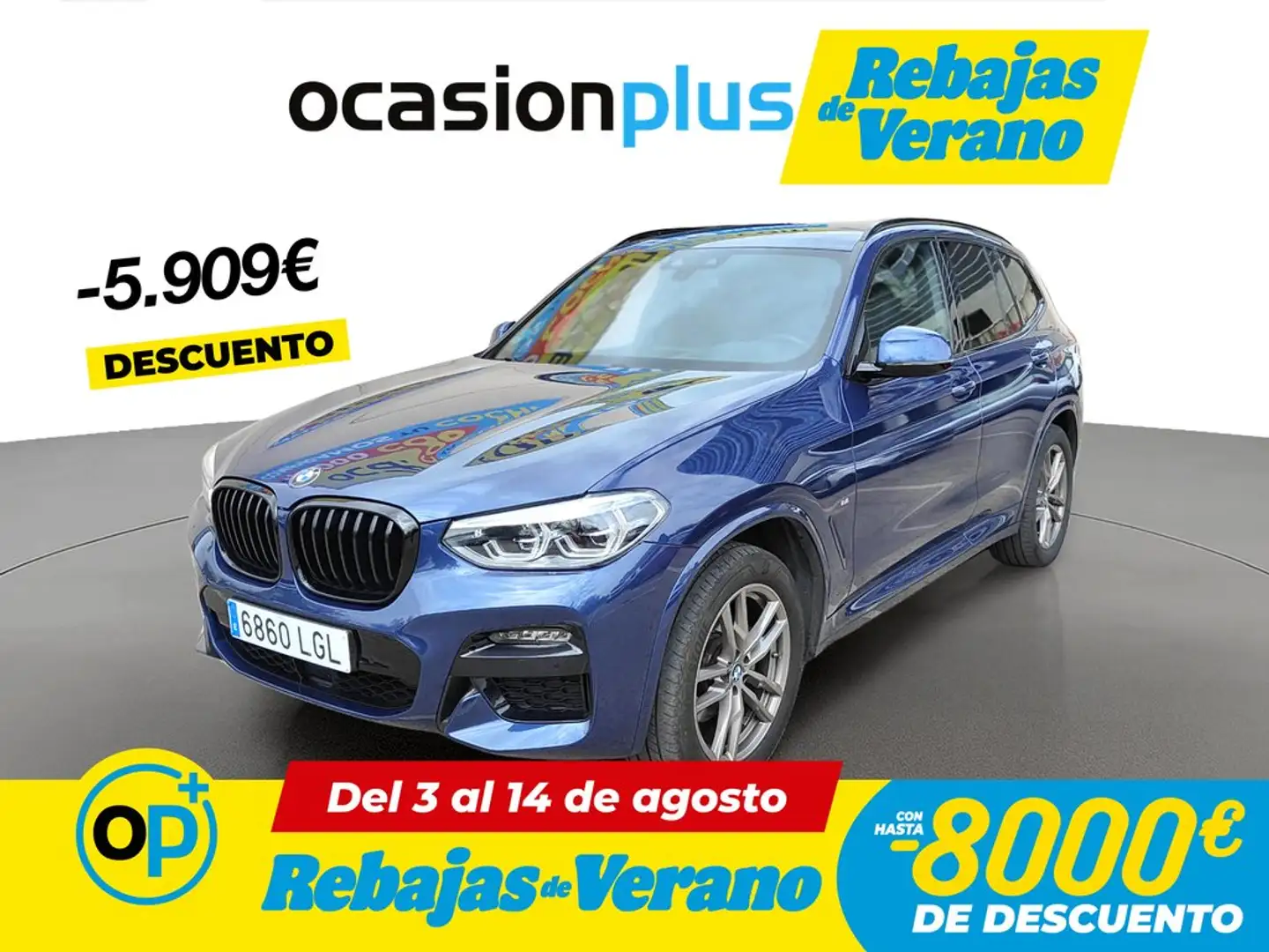 BMW X3 xDrive 20dA Azul - 1