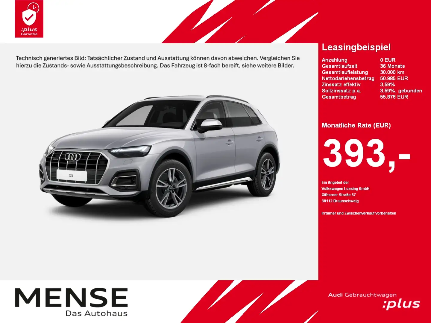 Audi Q5 45 TFSI quattro S tronic S line |Matrix|Pano Silber - 1