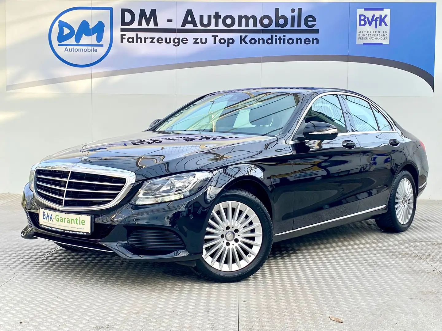 Mercedes-Benz C 180 Exclusive 7G-Tronic NAVI GLASDACH PTS Чёрный - 1