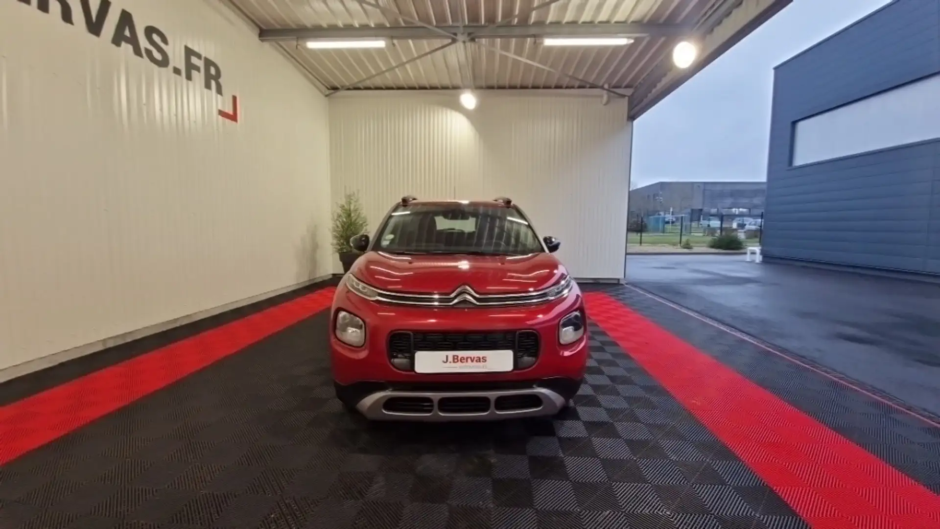 Citroen C3 Aircross bluehdi 100 ss feel business Rouge - 2