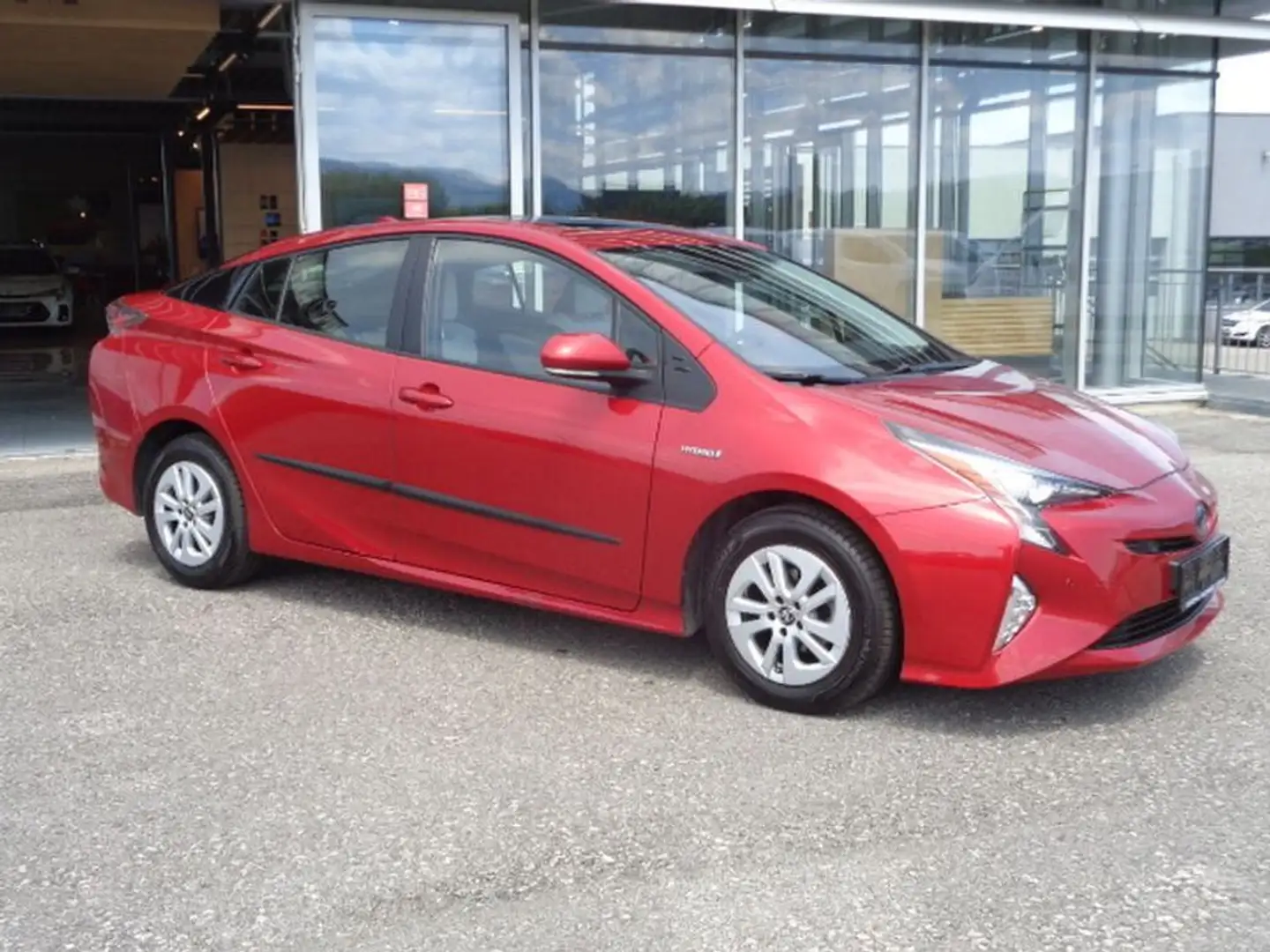 Toyota Prius Lounge 1,8 Hybrid *Erstbesitz *SD *Leder Rot - 2