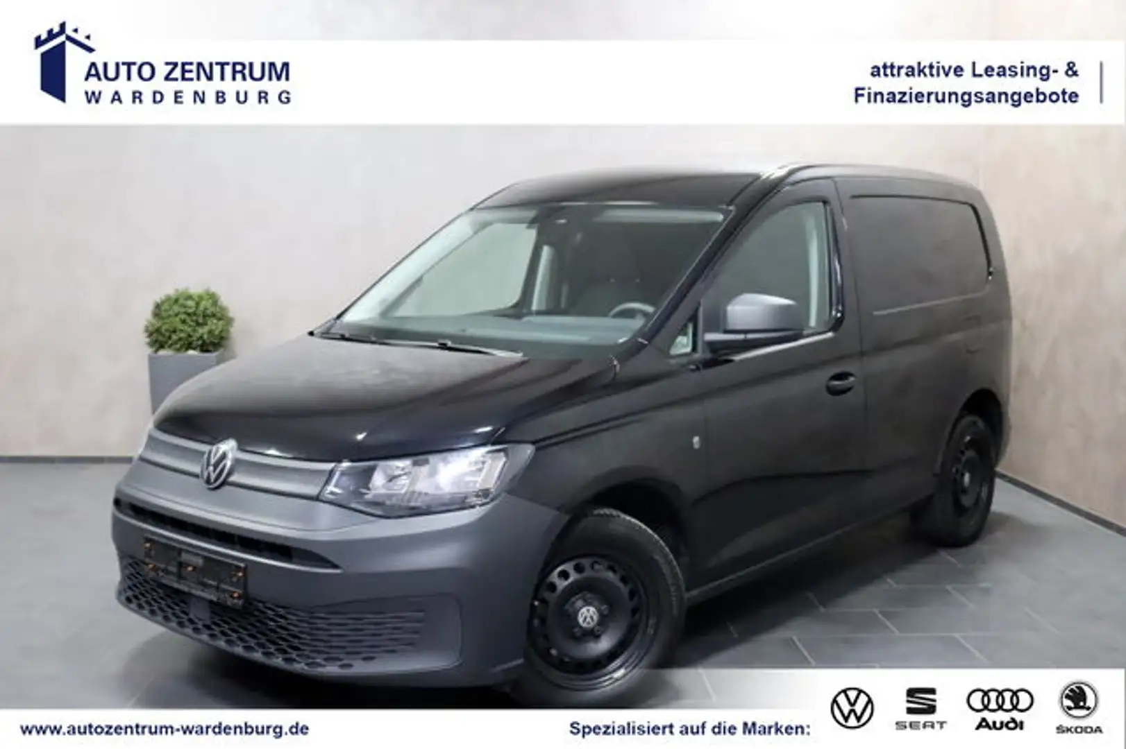 Volkswagen Caddy Cargo 2.0 TDI AHK KAMERA SITZHZG. PDC KLIM Noir - 1