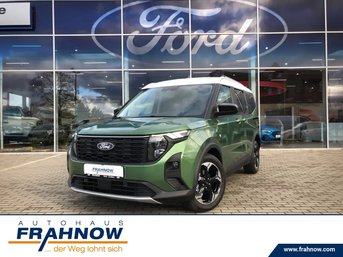 Ford Tourneo Courier 1.0 EcoBoost Active NAVI ACC SHZ Grün - 1