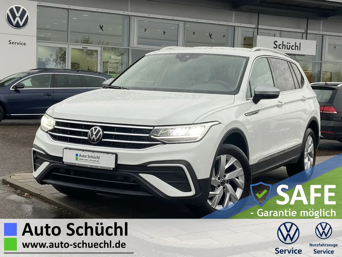 Volkswagen Tiguan Allspace 2.0 TDI DSG Life 7-SITZER+NAVI+L Weiß - 1