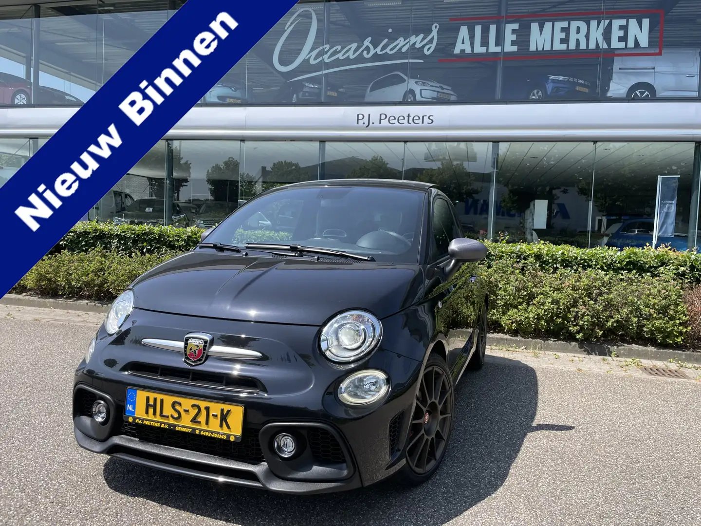 Abarth 500 1.4 T-Jet 595 70th Anniversary Airco - Parkeersens Zwart - 1