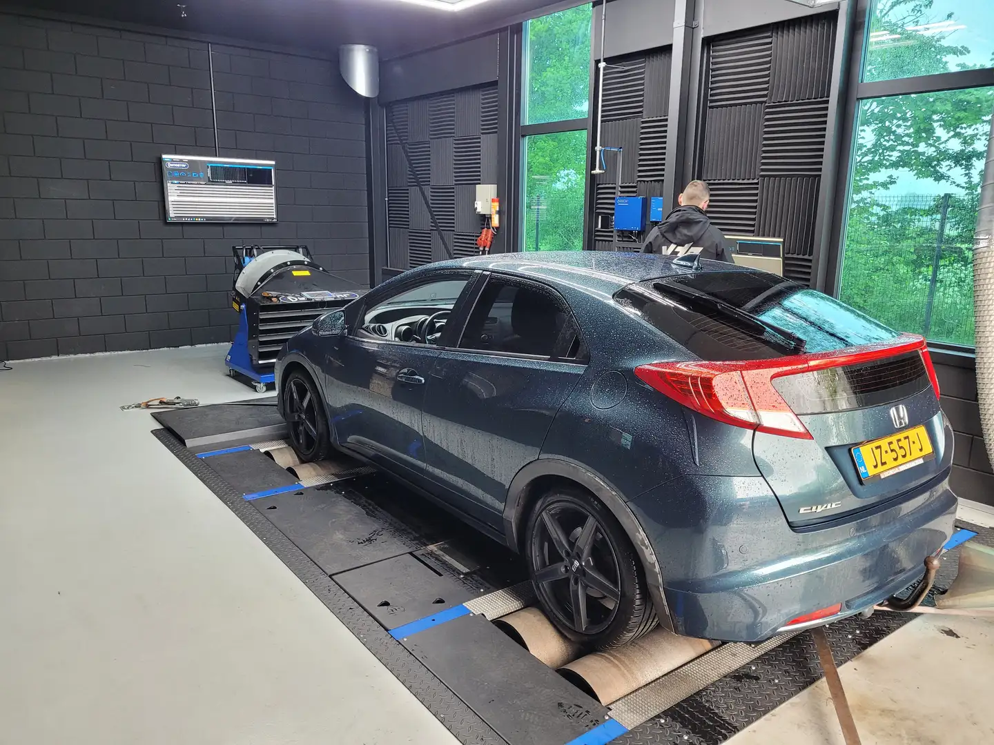 Honda Civic 2.2D Sport Groen - 1