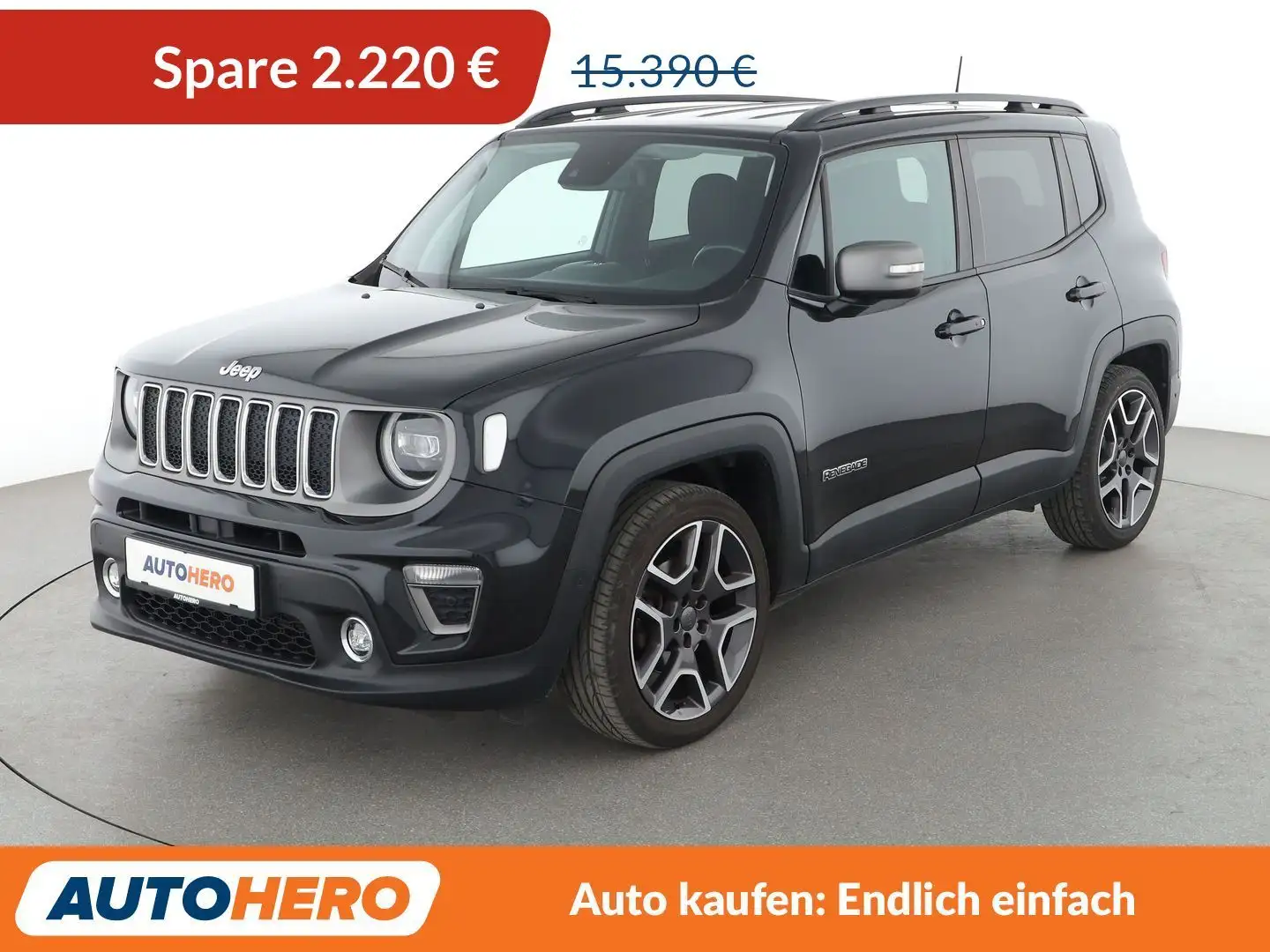 Jeep Renegade 1.0 TGDi Limited 4x2*NAVI*TEMPO*CAM*PDC*SHZ*KLIMA* Schwarz - 1
