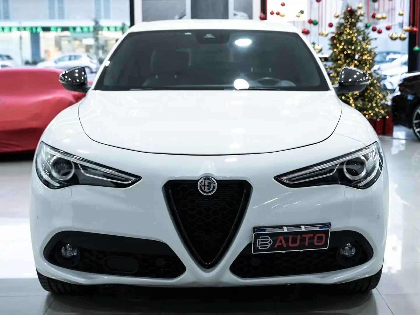 Alfa Romeo Stelvio VELOCE 2.2 Ti Q4 210 CV 20" CARBON AUTO XENO FULL Blanc - 2