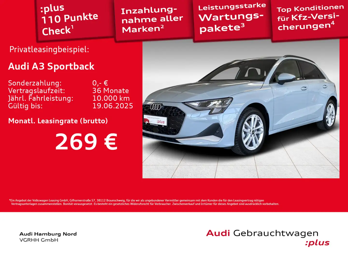 Audi A3 30 TFSI S tronic S Line AHK Nav ACC Gris - 1