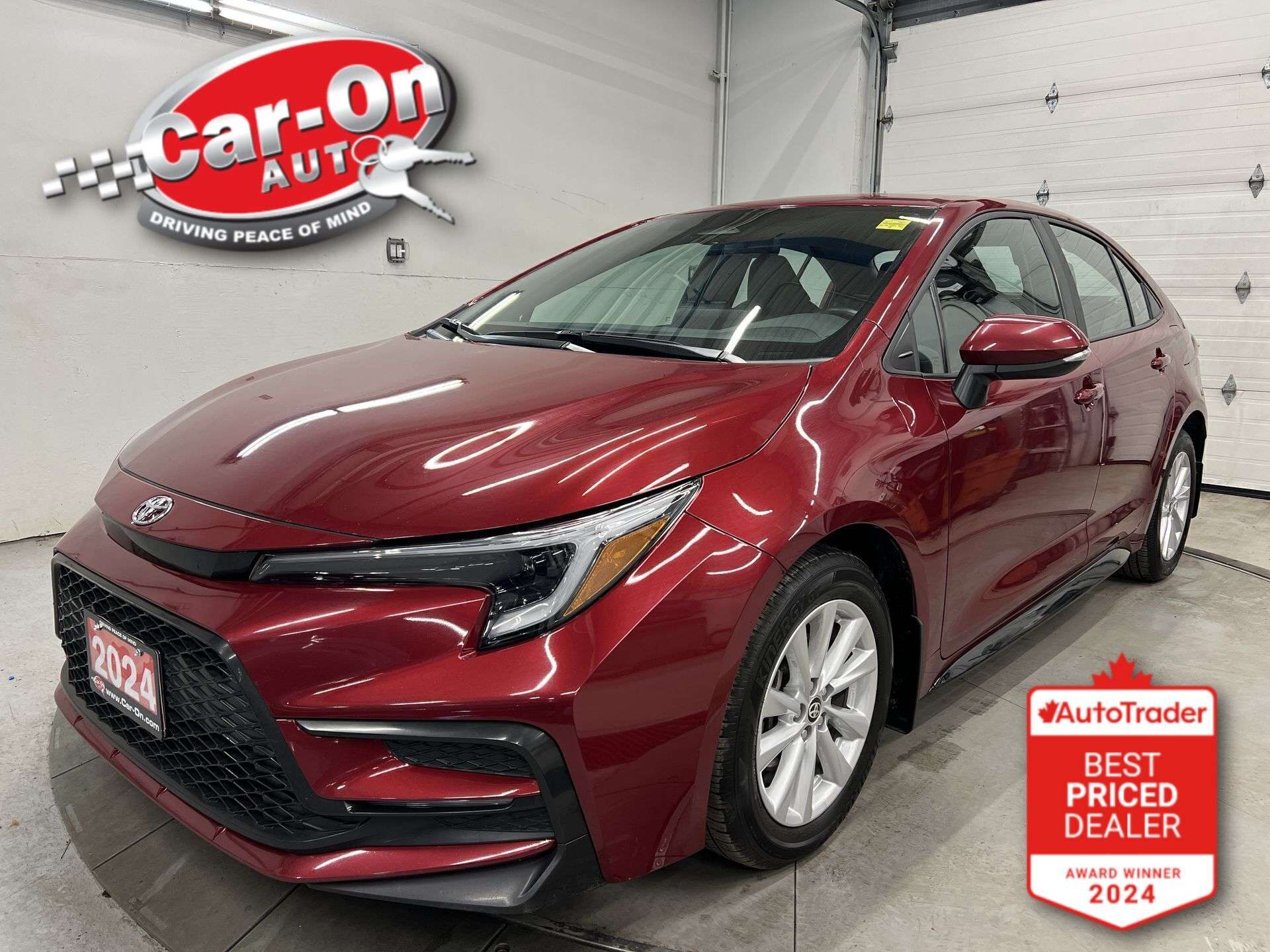 Red 2024 Toyota Corolla SE FWD Sedan Front-Wheel Drive Automatic