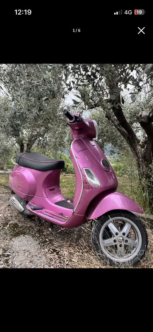 Vespa LX 50 Rosa chic Burdeos - 1