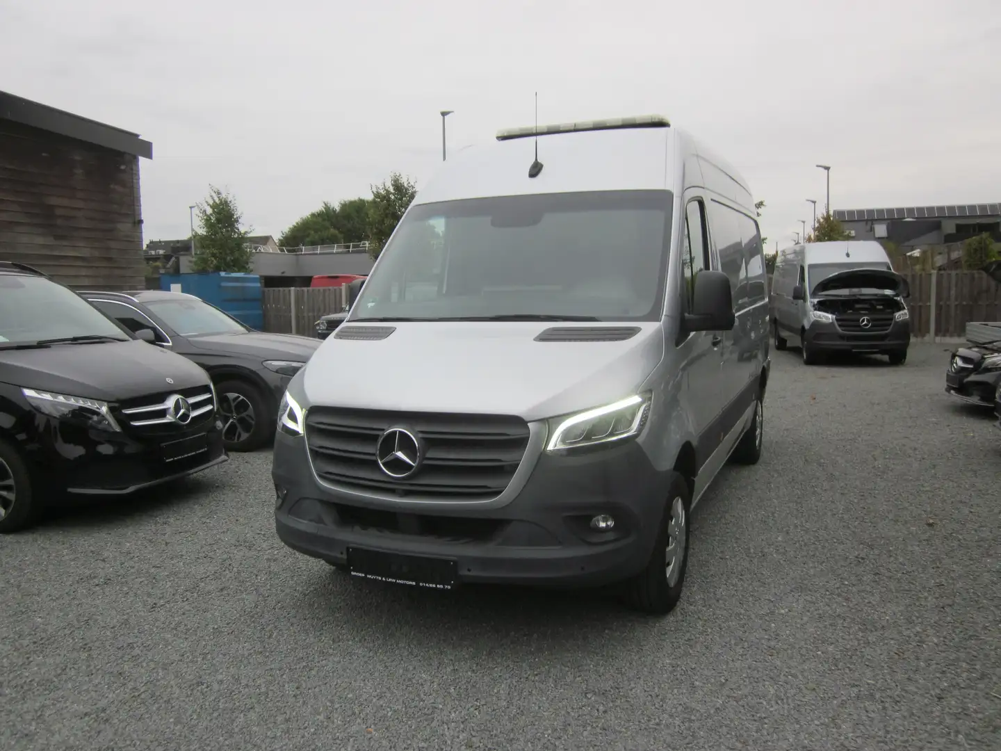 Mercedes-Benz Sprinter 317 CDI L2 -TREKHAAK 3500 KG 35.000 € NETTO Zilver - 1