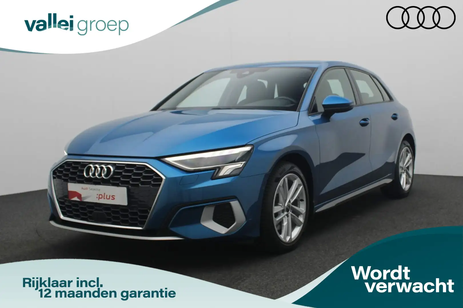 Audi A3 Sportback 35 TFSI 150 pk S-tronic Advanced edition Blauw - 1